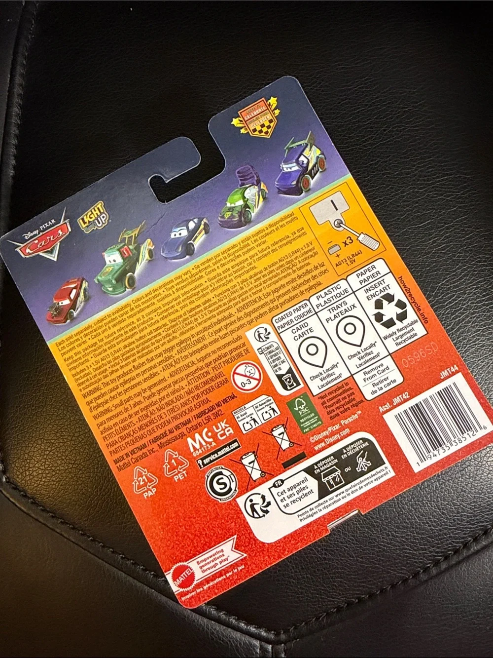 Disney Pixar Cars Light Up Lightning McQueen
